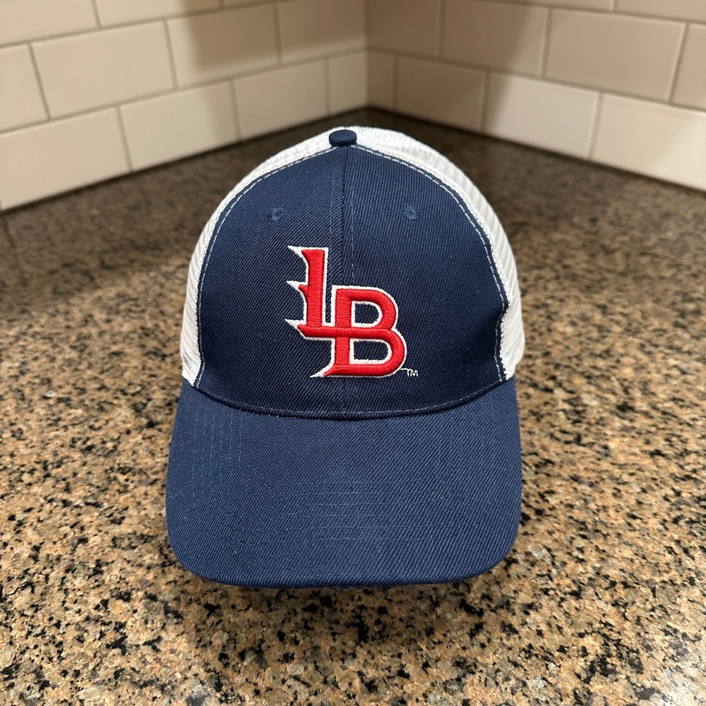 Louisville Bats Hat Cap Adult Blue Strap Back Minor League Baseball Dad Mens - Picture 5 of 7